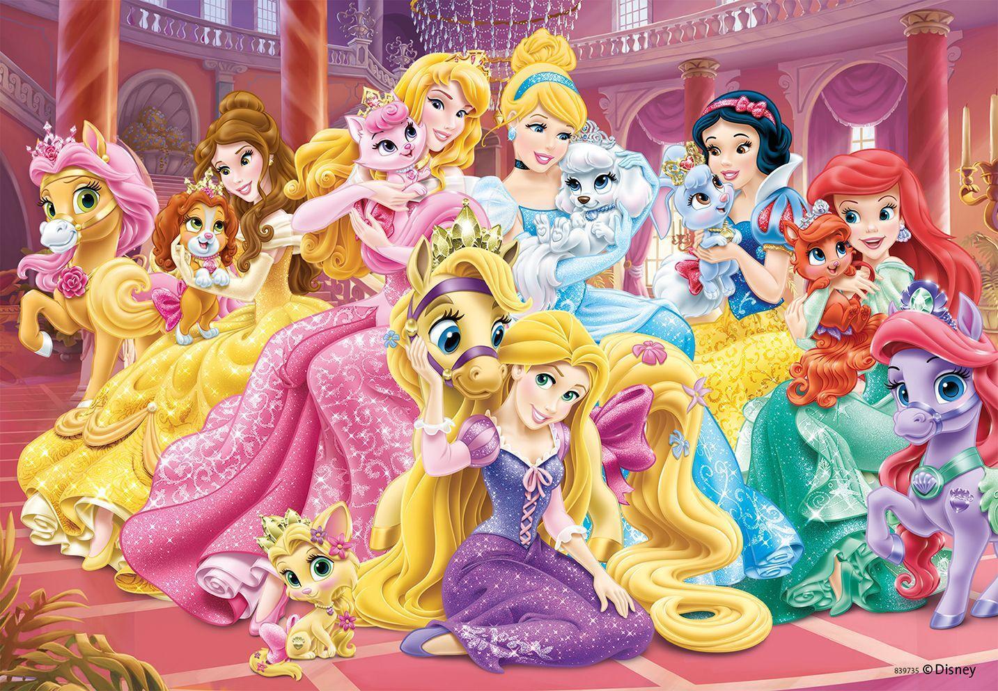 Bild: 4005556089529 | Disney Prinzessin: Beste Freunde der Prinzessinnen. Puzzle 2 x 24...