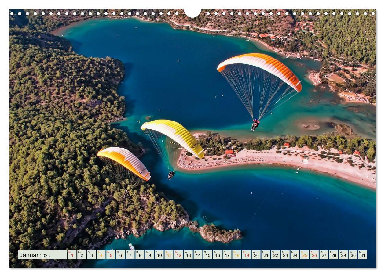 Bild: 9783435479405 | Freiheit und Abenteuer - Paragliding (Wandkalender 2025 DIN A3...