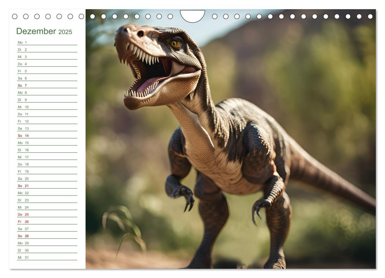 Bild: 9783383846519 | KI Dinosaurier - Herrscher der Lüfte, Land und Meer (Wandkalender...