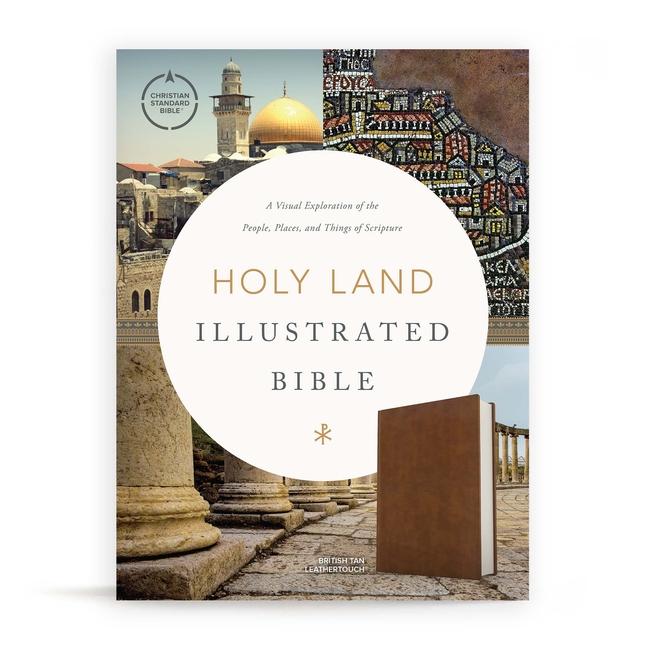 Cover: 9781430070429 | CSB Holy Land Illustrated Bible, British Tan Leathertouch | Holman