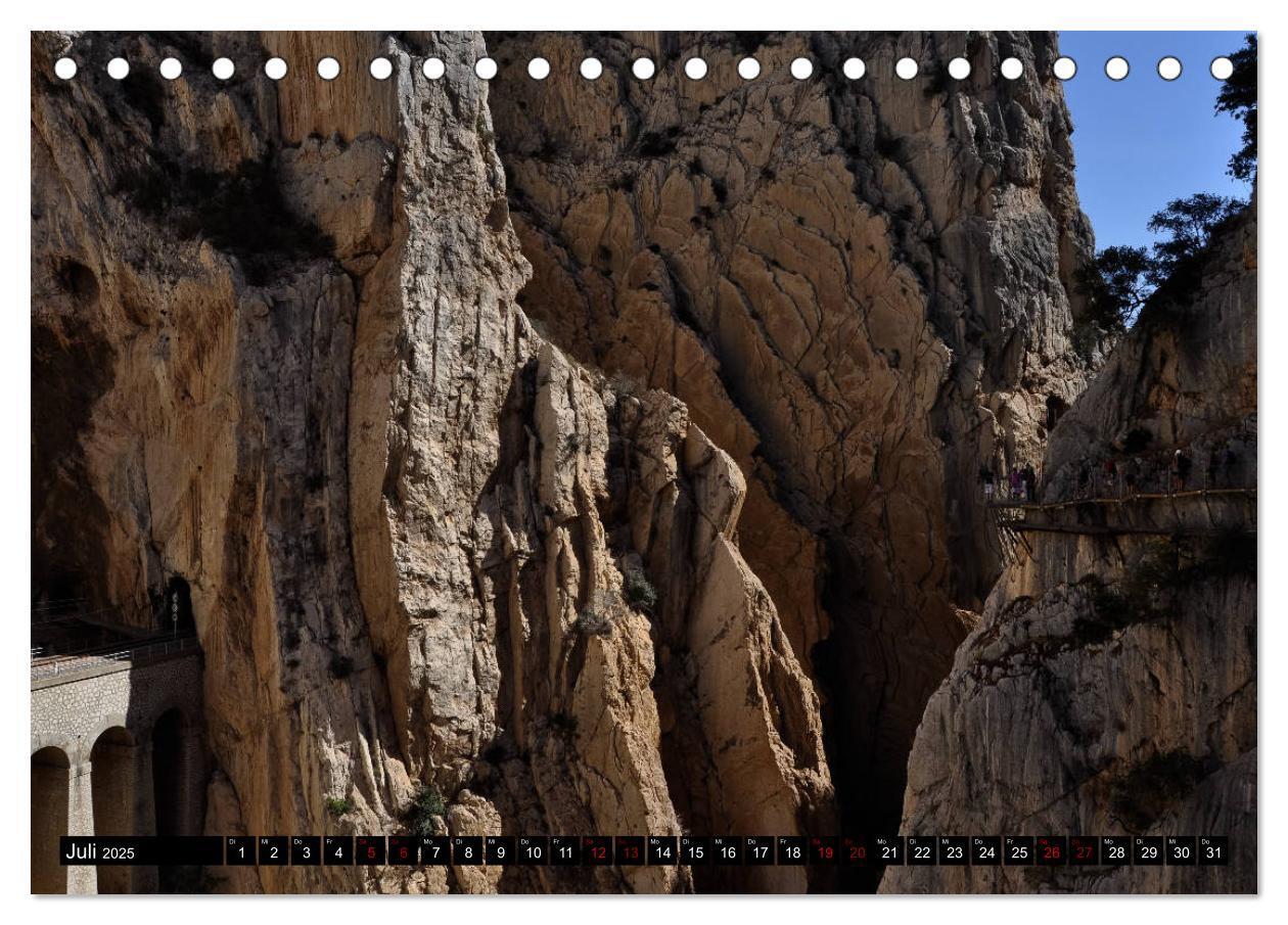 Bild: 9783435404520 | El Caminito del Rey (Tischkalender 2025 DIN A5 quer), CALVENDO...