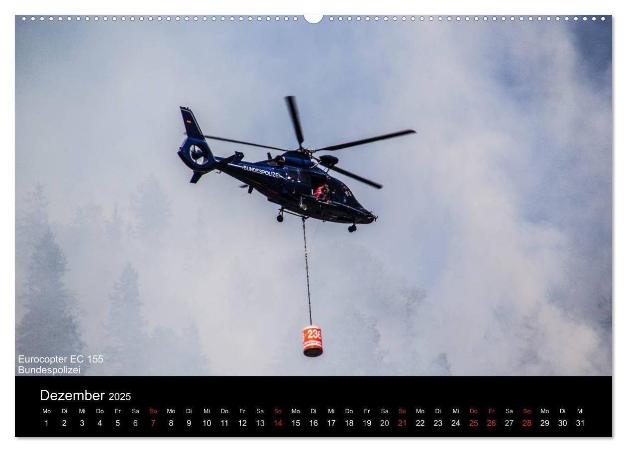 Bild: 9783435785605 | Hubschrauber im Einsatz (Wandkalender 2025 DIN A2 quer), CALVENDO...