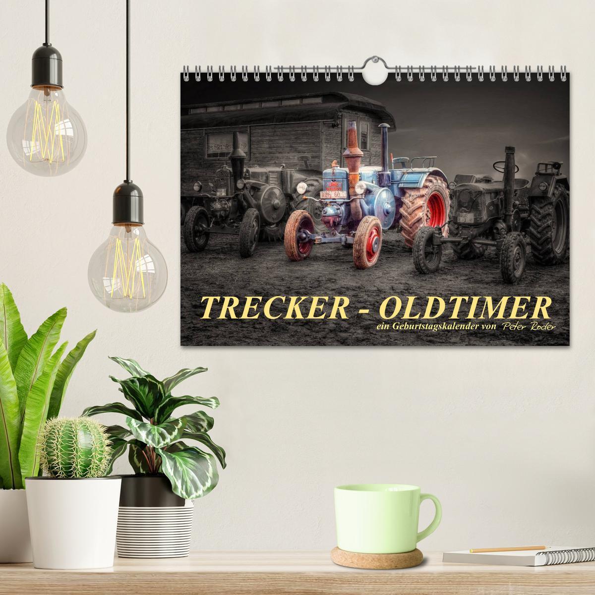 Bild: 9783435736614 | Trecker - Oldtimer / Geburtstagskalender (Wandkalender 2025 DIN A4...