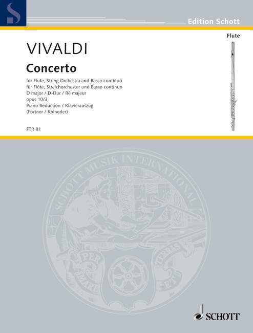 Cover: 9783795798048 | CONCERTO D-DUR OP 10/3 F 6/14 RV 428 PV 155 - FL ORCH | Vivaldi | Buch