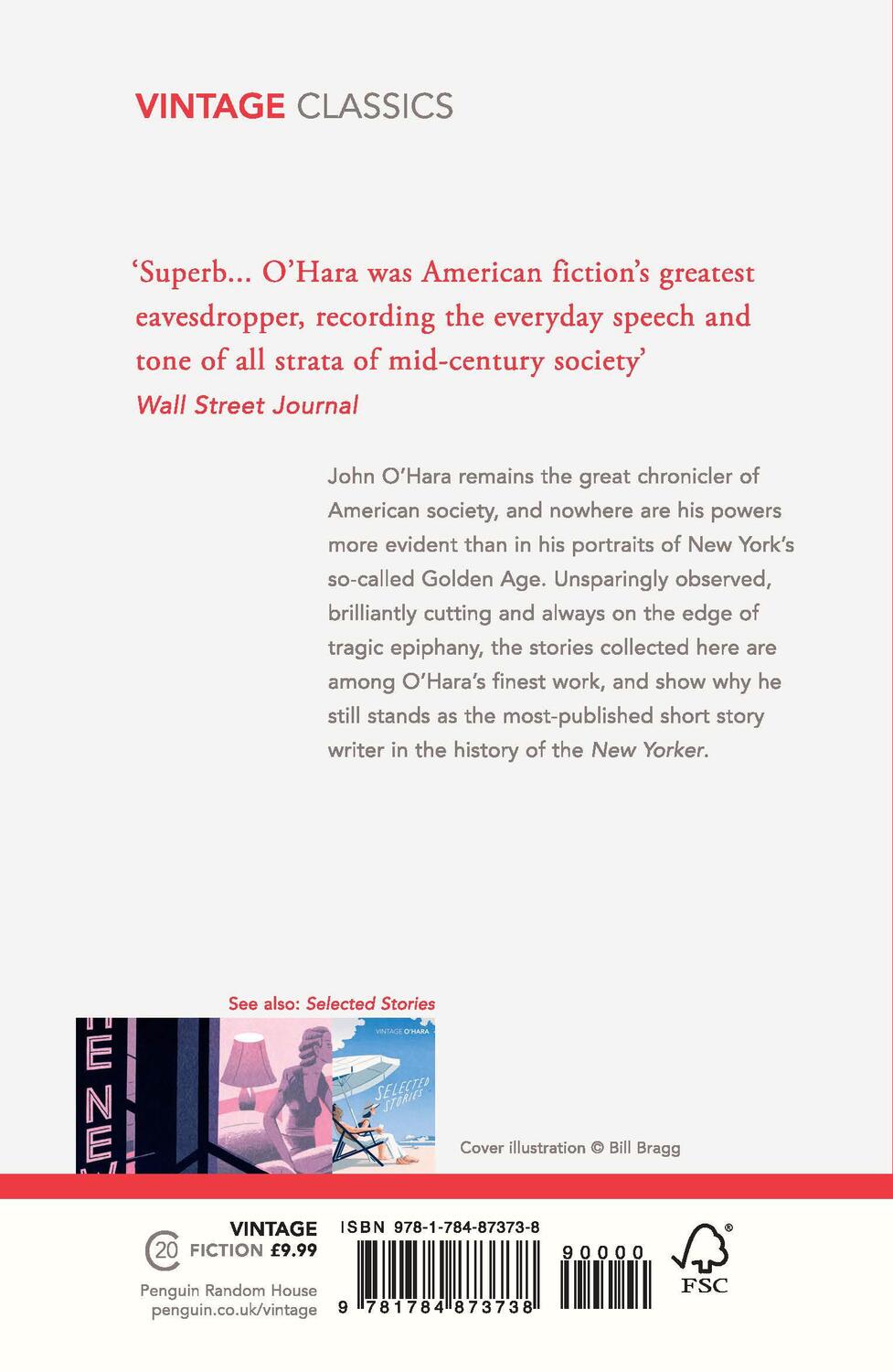 Rückseite: 9781784873738 | The New York Stories | John O'Hara | Taschenbuch | Vintage Classics