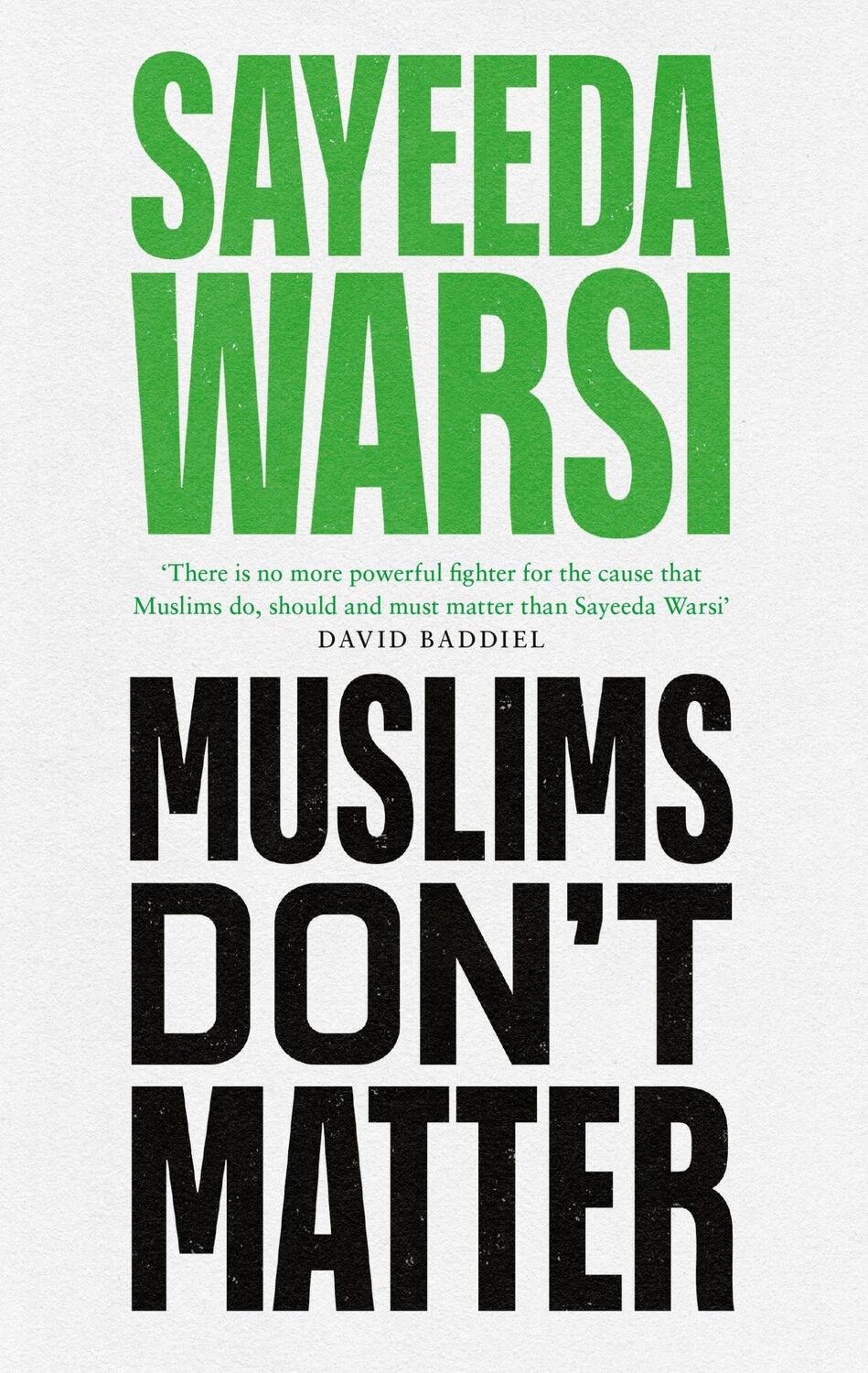 Cover: 9780349136479 | Muslims Don't Matter | Sayeeda Warsi | Buch | Englisch | 2024