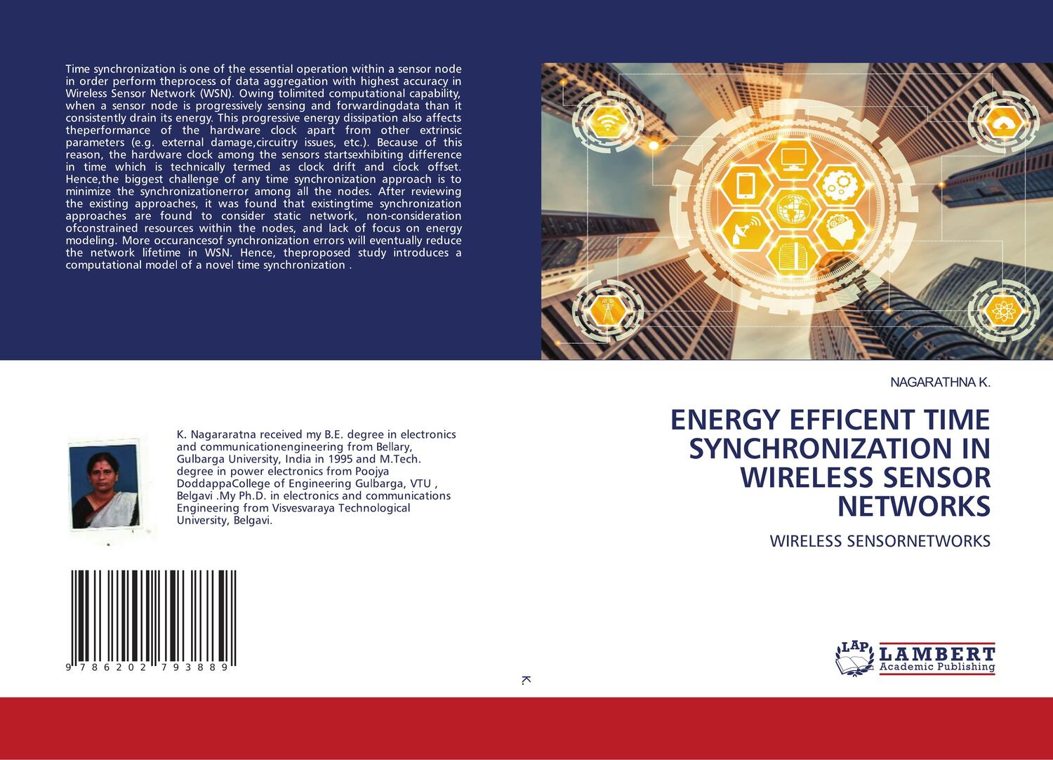 Cover: 9786202793889 | ENERGY EFFICENT TIME SYNCHRONIZATION IN WIRELESS SENSOR NETWORKS | K.
