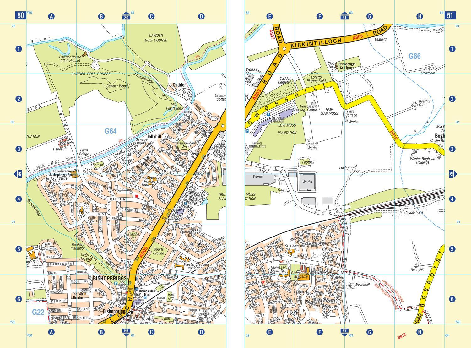 Bild: 9780008560430 | Greater Glasgow A-Z Street Atlas | A-Z Maps | Taschenbuch | Englisch
