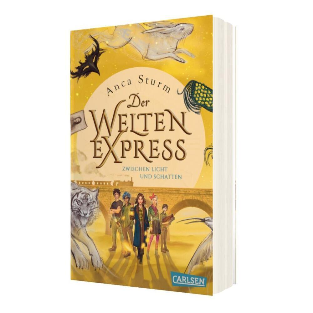 Bild: 9783551320674 | Zwischen Licht und Schatten (Der Welten-Express 2) | Anca Sturm | Buch