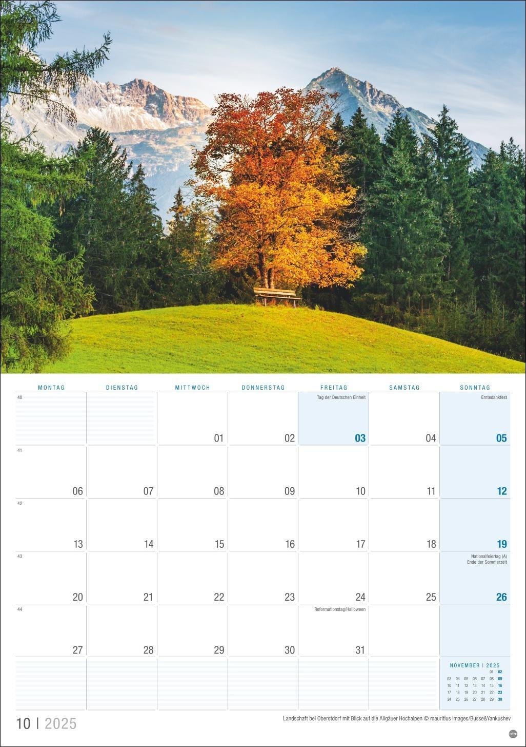 Bild: 9783756408351 | Allgäu Planer 2025 | Kalender | 13 S. | Deutsch | 2025 | Heye