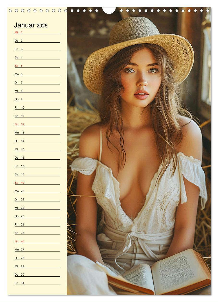 Bild: 9783457170885 | Kesse Country-Girls. Sexy, modern und selbstbestimmt (Wandkalender...