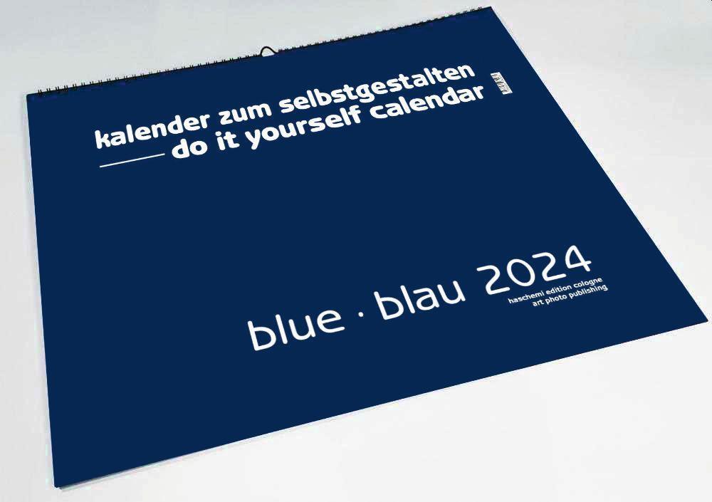 Bild: 9783931282035 | Blue  Blau 2025  Blanko Gross XL Format | Baback Haschemi | Kalender