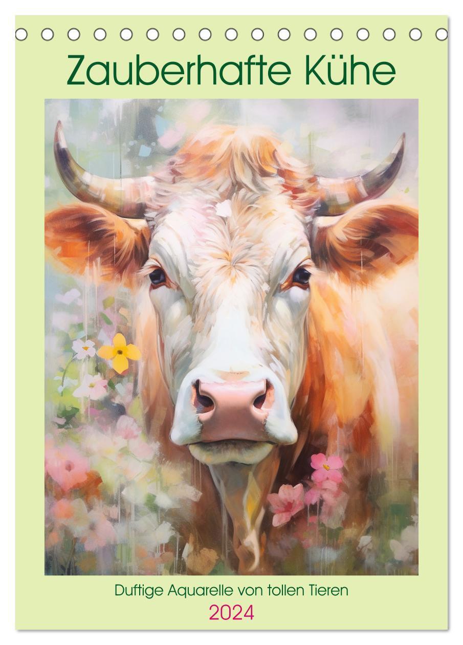 Cover: 9783383649844 | Zauberhafte Kühe. Duftige Aquarelle von tollen Tieren...