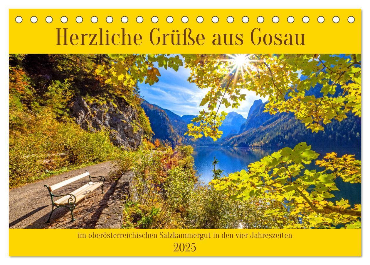 Cover: 9783435941643 | Herzliche Grüße aus Gosau (Tischkalender 2025 DIN A5 quer),...