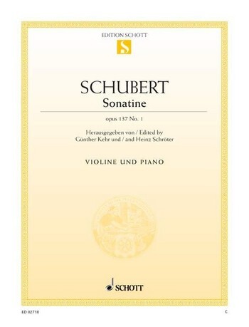 Cover: 9790001088190 | Sonatine D-Dur | Franz Schubert | Buch | 24 S. | Deutsch | 1985