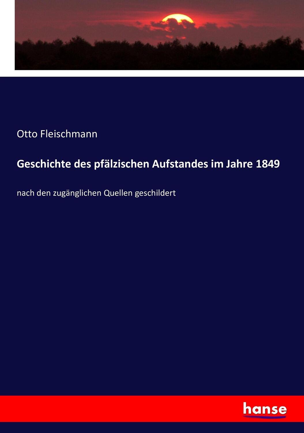Cover: 9783743374430 | Geschichte des pfälzischen Aufstandes im Jahre 1849 | Otto Fleischmann