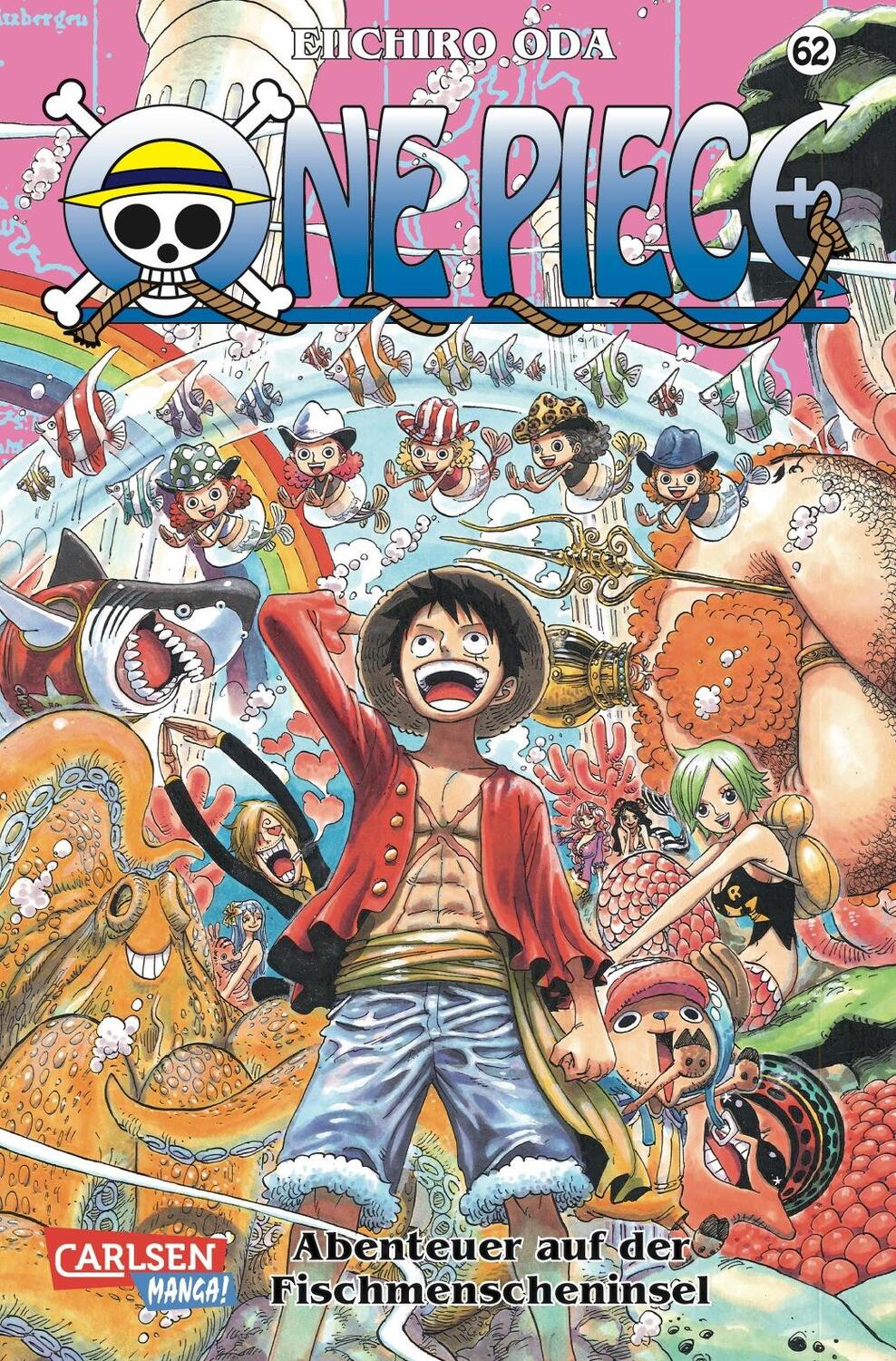 Cover: 9783551759887 | One Piece 62. Abenteuer auf der Fischmenscheninsel | Eiichiro Oda