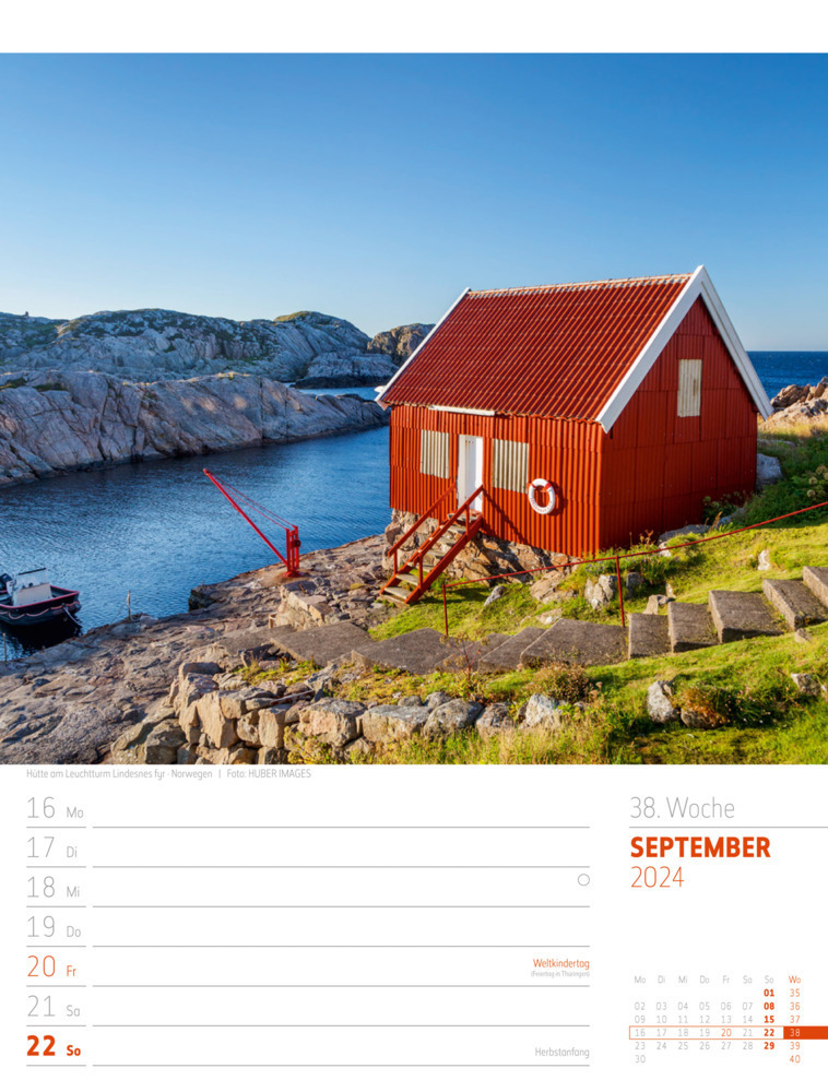 Bild: 9783838424729 | Skandinavien - Der Zauber des hohen Nordens - Wochenplaner Kalender...