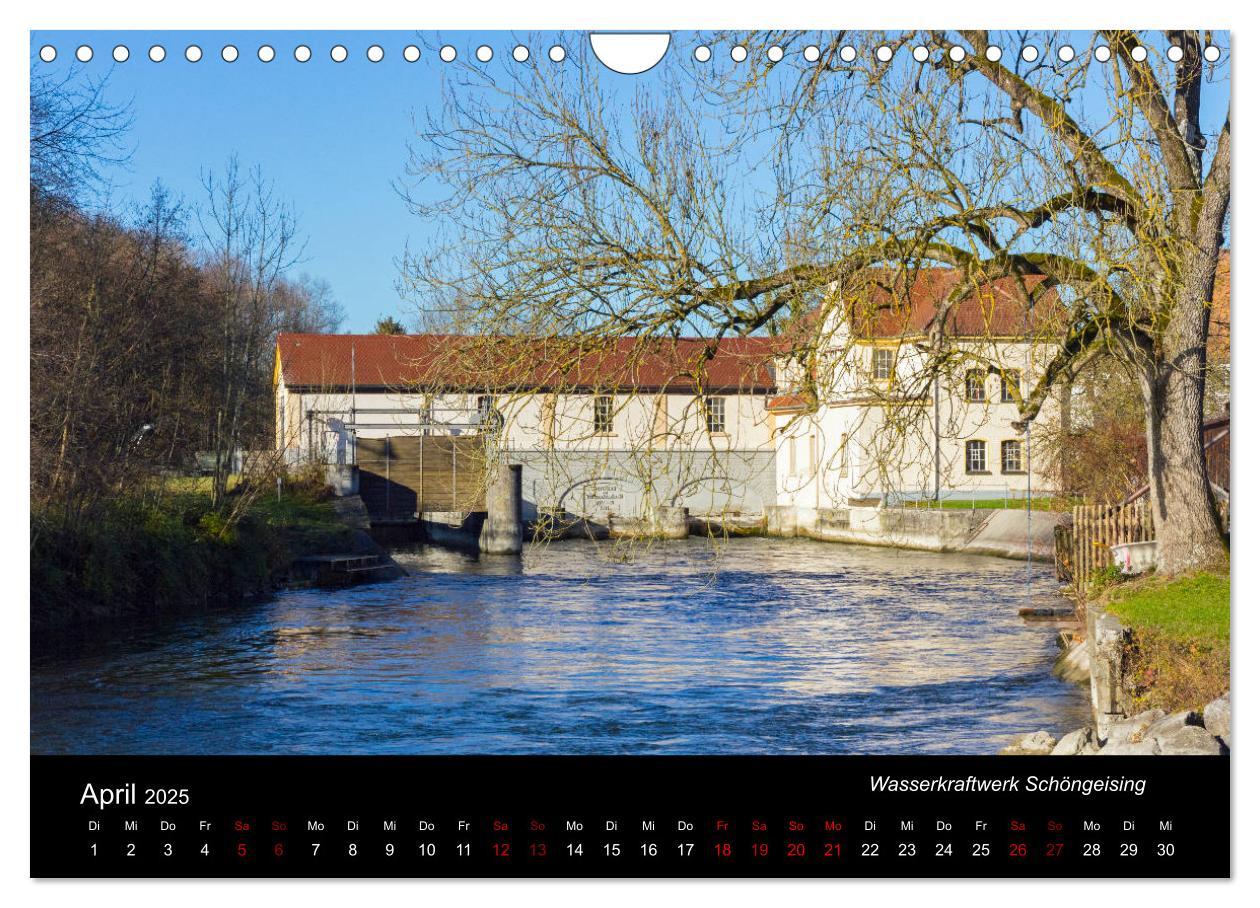 Bild: 9783435432455 | Die Amper - Ansichten eines bayerischen Flusses (Wandkalender 2025...