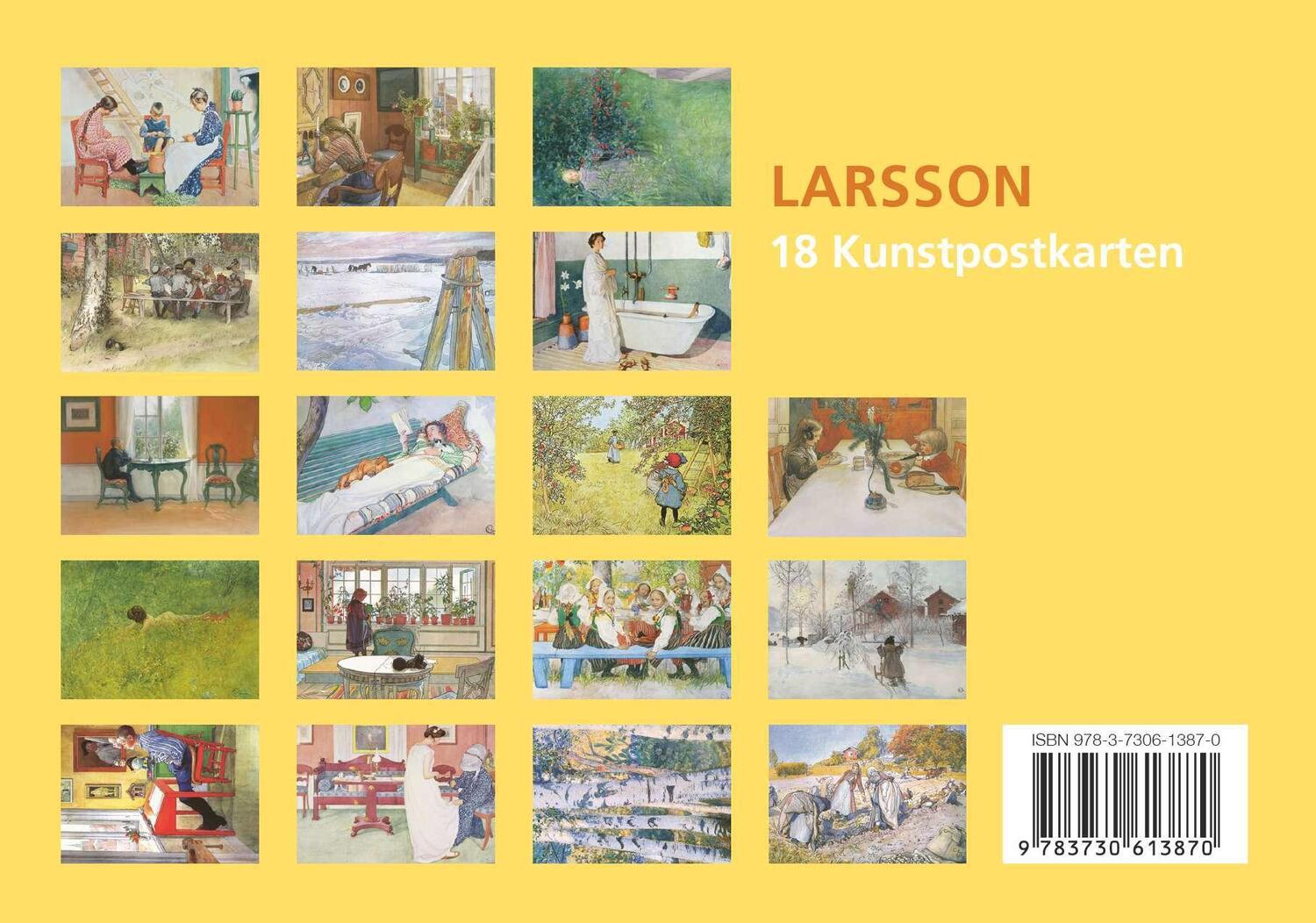 Bild: 9783730613870 | Postkarten-Set Carl Larsson | Taschenbuch | Anaconda Postkarten | 2024