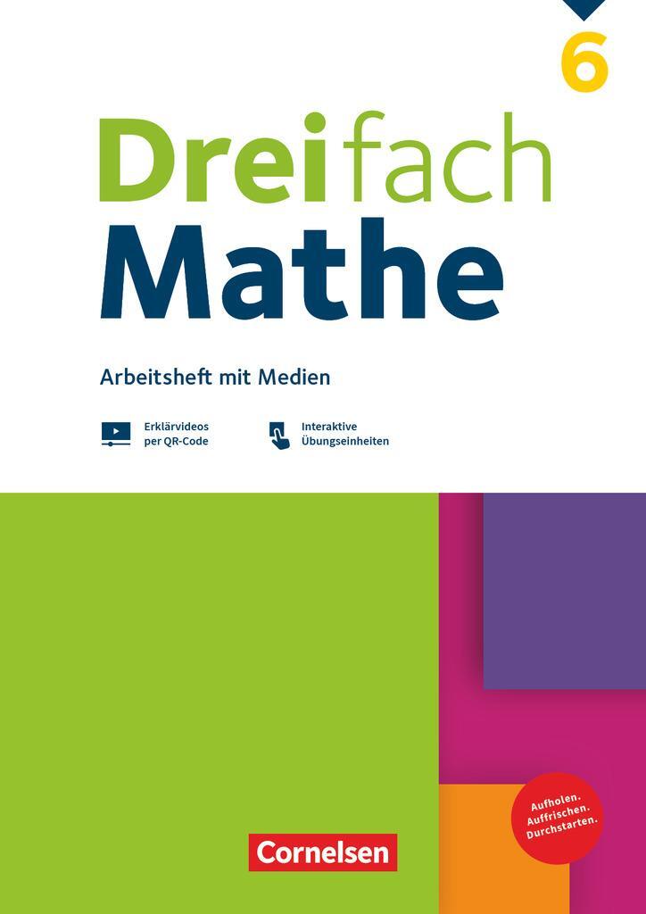 Cover: 9783060011674 | Dreifach Mathe 6. Schuljahr - Zu allen Ausgaben - Arbeitsheft mit...