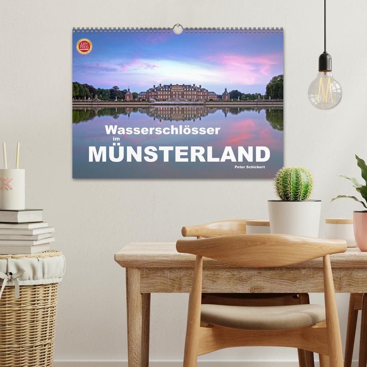 Bild: 9783435086122 | Wasserschlösser im Münsterland (Wandkalender 2025 DIN A3 quer),...