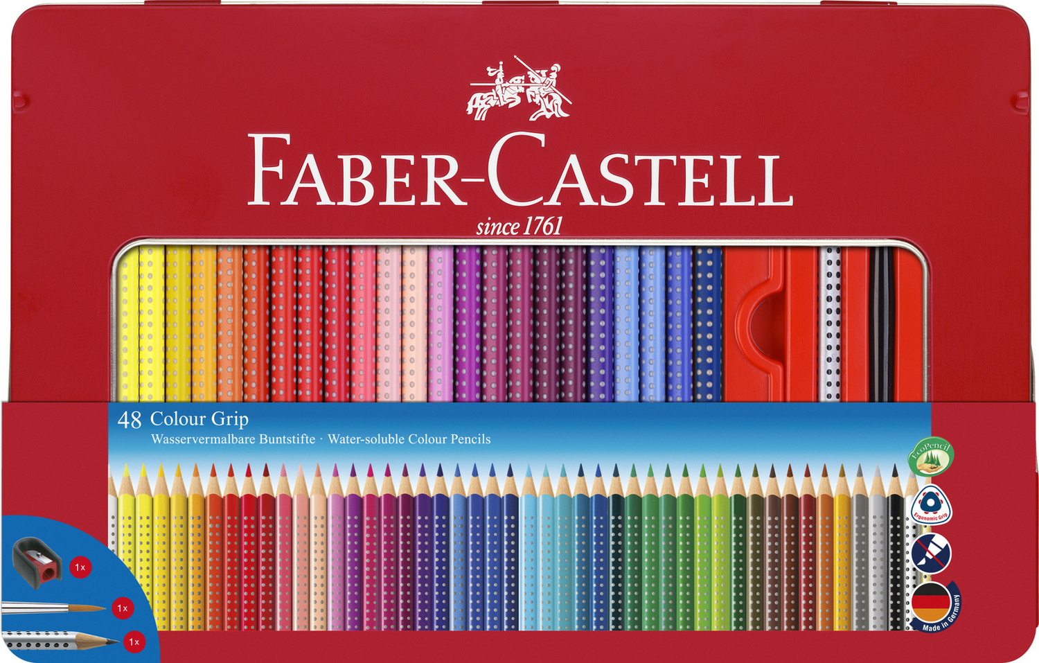 Cover: 4005401124481 | Faber-Castell Buntstift Colour Grip 48er-Metalletui | Stück | 2020
