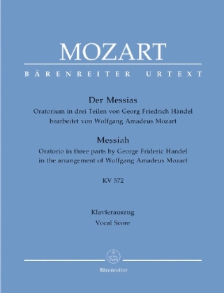 Cover: 9790006449897 | Der Messias KV 572 (Mozart/Händel), Klavierauszug | Mozart (u. a.)