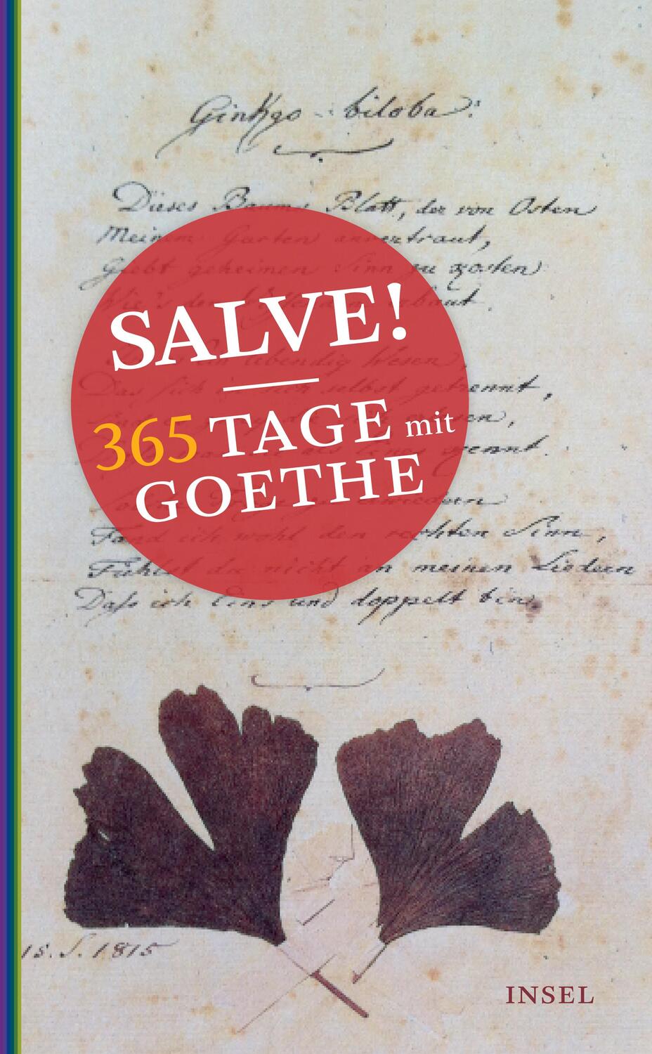 Cover: 9783458358572 | Salve! 365 Tage mit Goethe | Johann Wolfgang Goethe | Buch | 260 S.