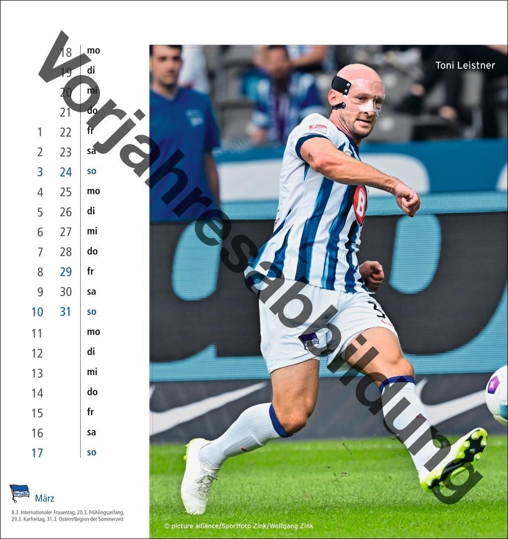 Bild: 9783756405480 | Hertha BSC Postkartenkalender 2025 | Kalender | Spiralbindung | 13 S.