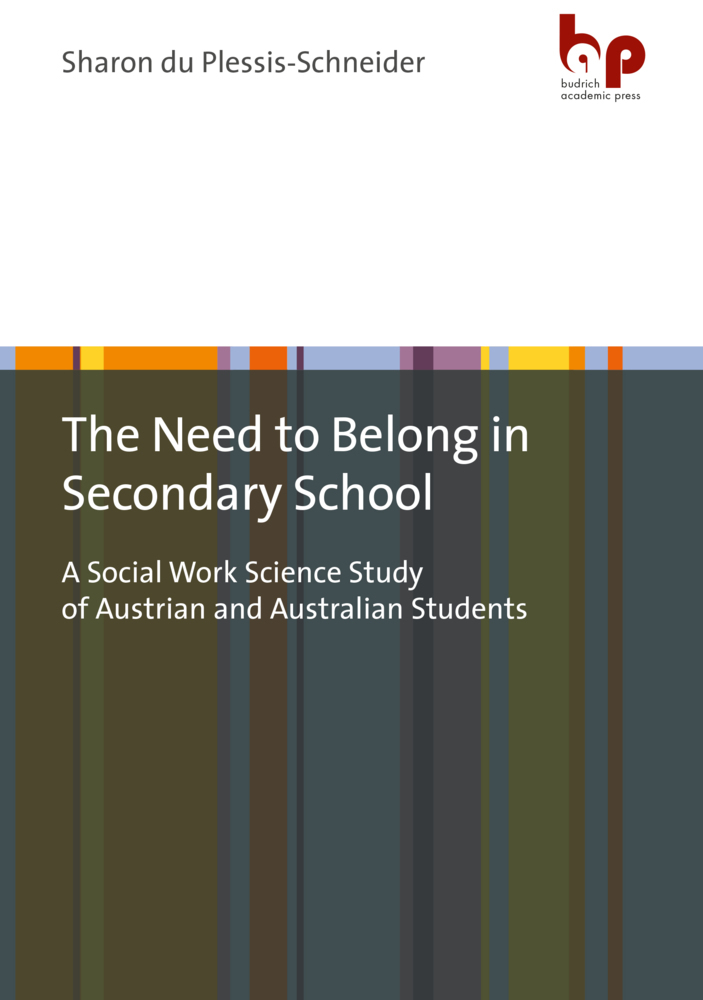 Cover: 9783966650458 | The Need to Belong in Secondary School | Sharon du Plessis-Schneider