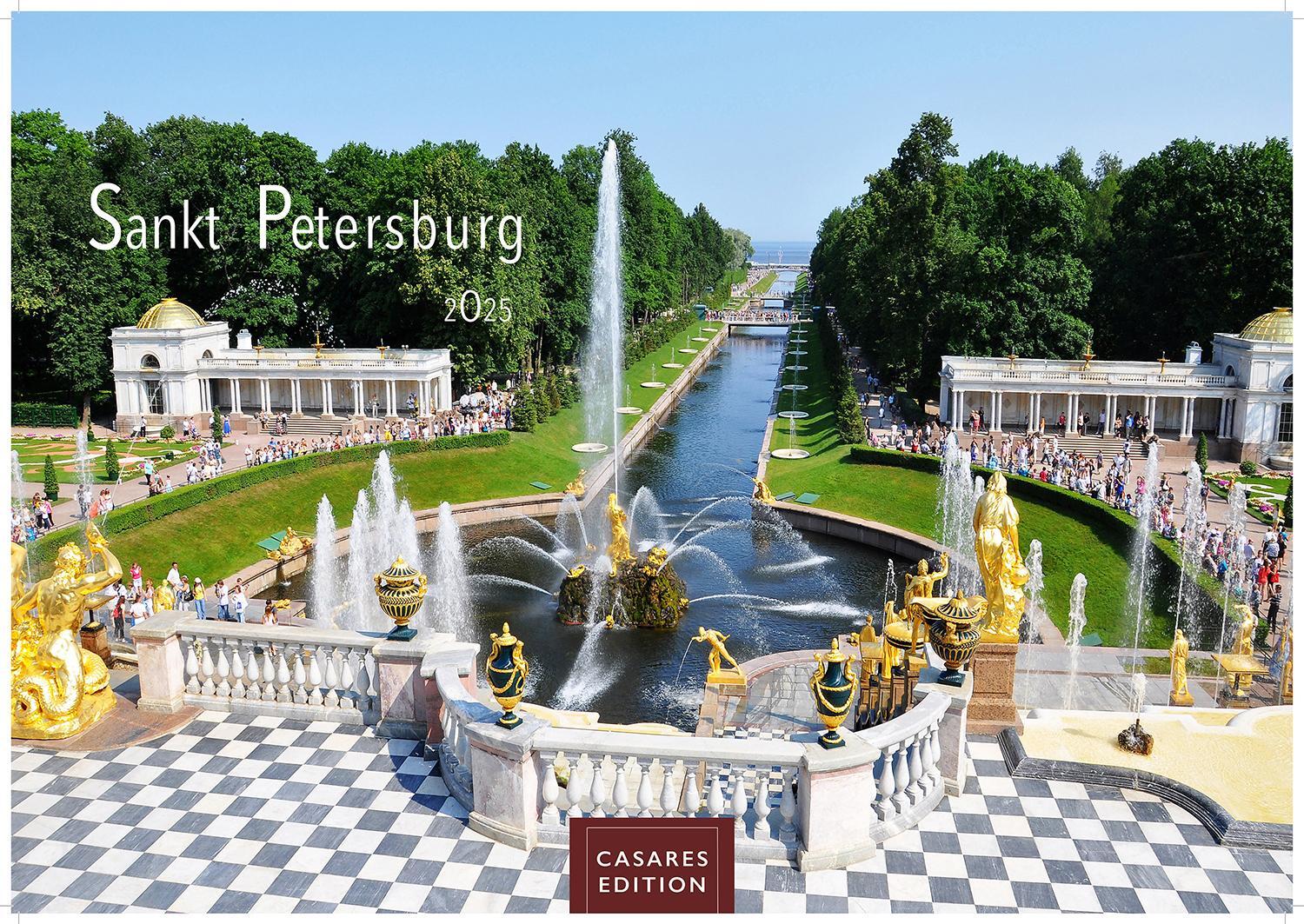 Cover: 9781835242001 | Sankt Petersburg 2025 L 35x50cm | Kalender | 14 S. | Deutsch | 2025