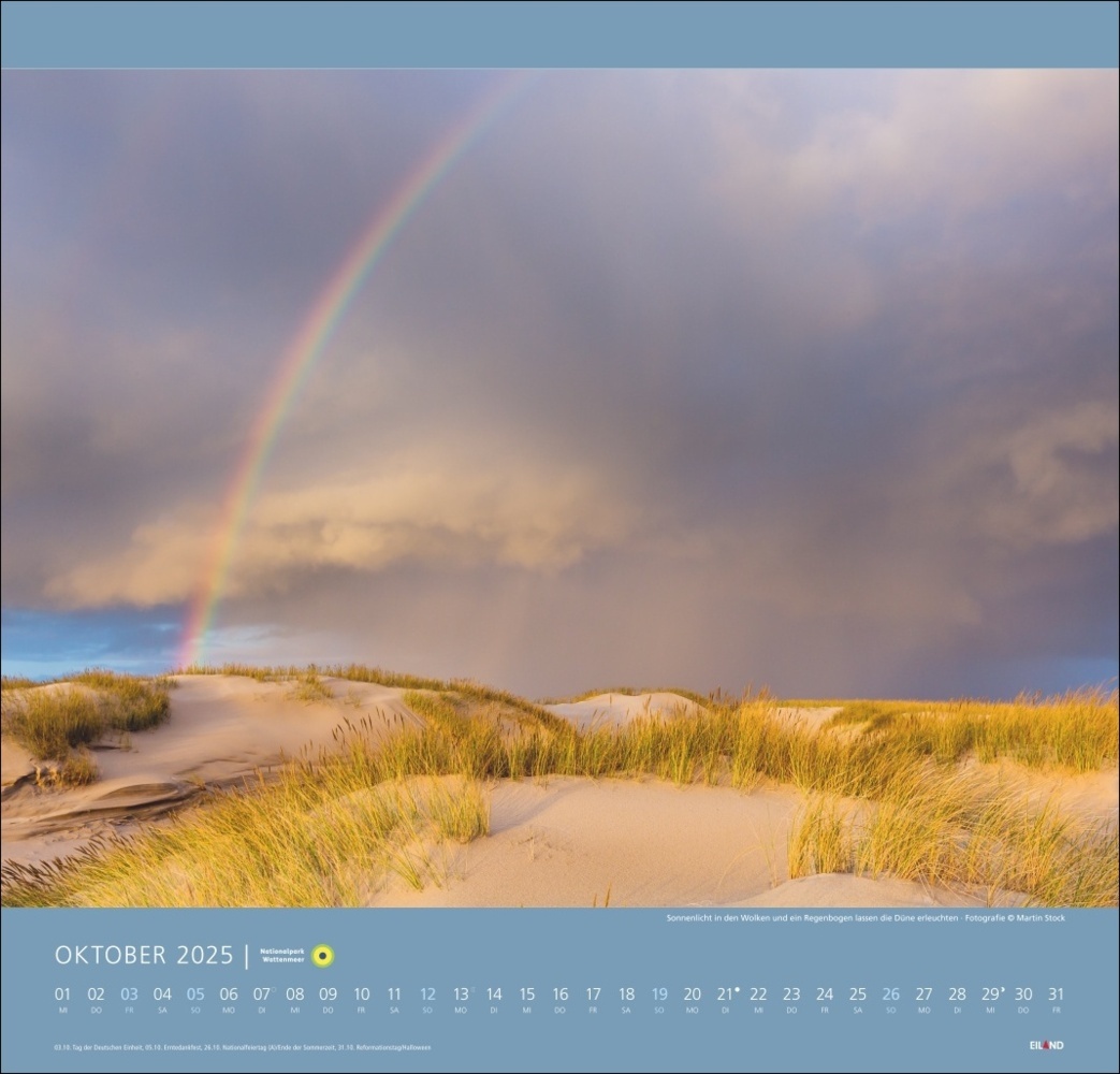 Bild: 9783964023124 | Nationalpark Wattenmeer Edition Kalender 2025 - Martin Stock | Stock