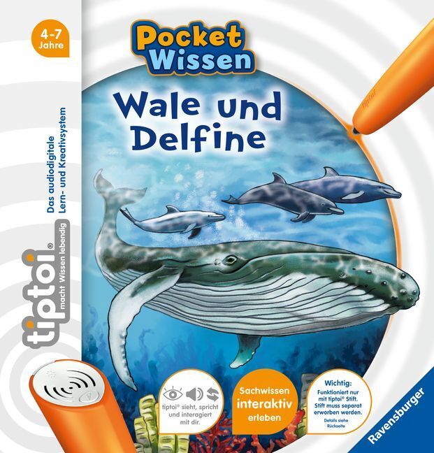 Cover: 9783473554096 | tiptoi® Wale und Delfine; . | Interaktive Lernspiele und Aufgaben