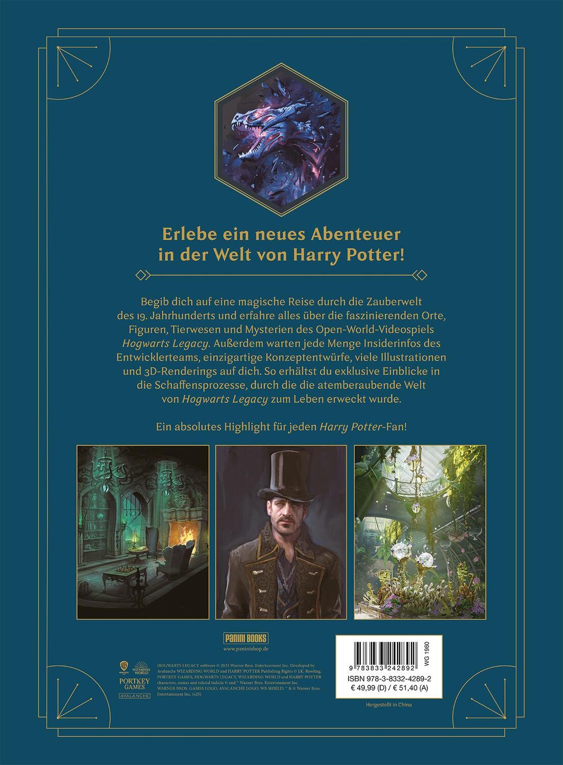 Rückseite: 9783833242892 | Making-of und Design von Hogwarts Legacy | Judy Revenson (u. a.)