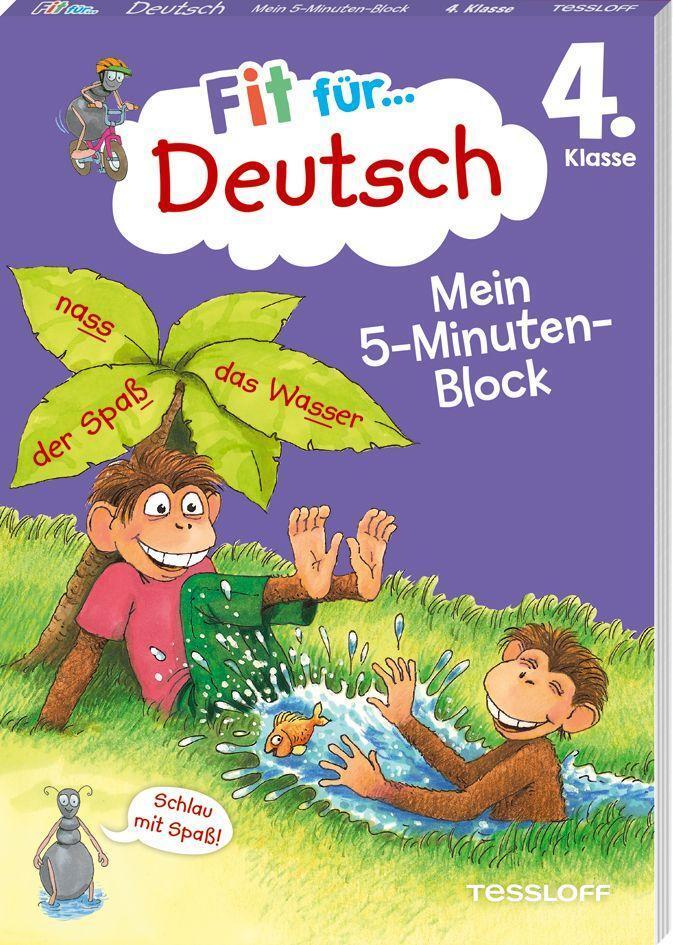Cover: 9783788625092 | Fit für Deutsch 4. Klasse. Mein 5-Minuten-Block | Werner Zenker | Buch