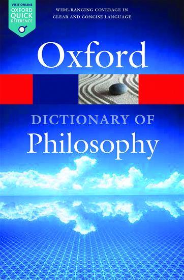 Cover: 9780198735304 | The Oxford Dictionary of Philosophy | Simon Blackburn | Taschenbuch