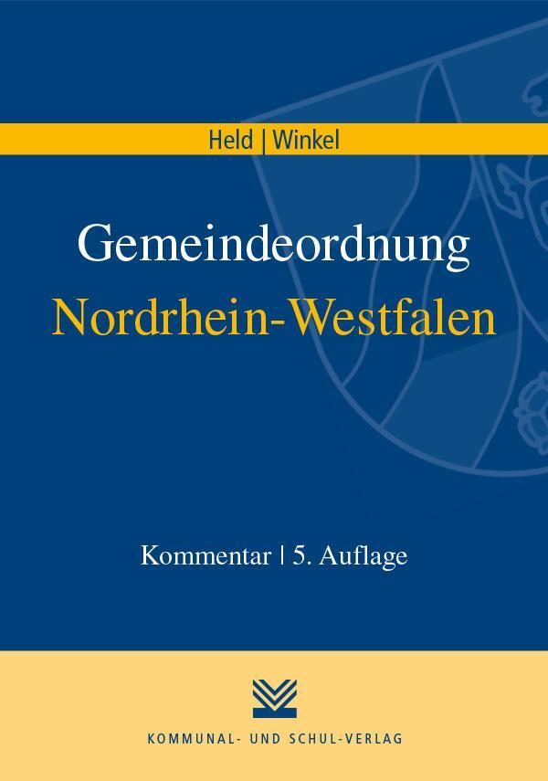 Cover: 9783829315692 | Gemeindeordnung Nordrhein-Westfalen | Friedrich W Held (u. a.) | Buch