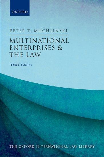 Cover: 9780198824145 | Multinational Enterprises and the Law | Peter Muchlinski | Taschenbuch