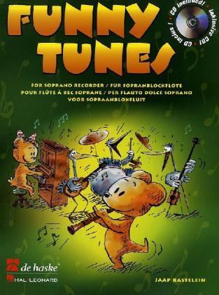 Cover: 9789043106467 | Funny Tunes, für Sopranblockflöte, m. Audio-CD | Jaap Kastelein | 2010