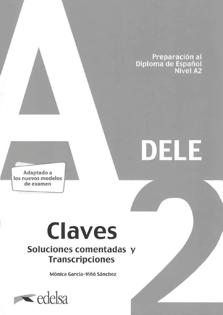 Cover: 9788490817186 | DELE A2. Lösungsschlüssel zum Übungsbuch | Broschüre | Spanisch | 2020