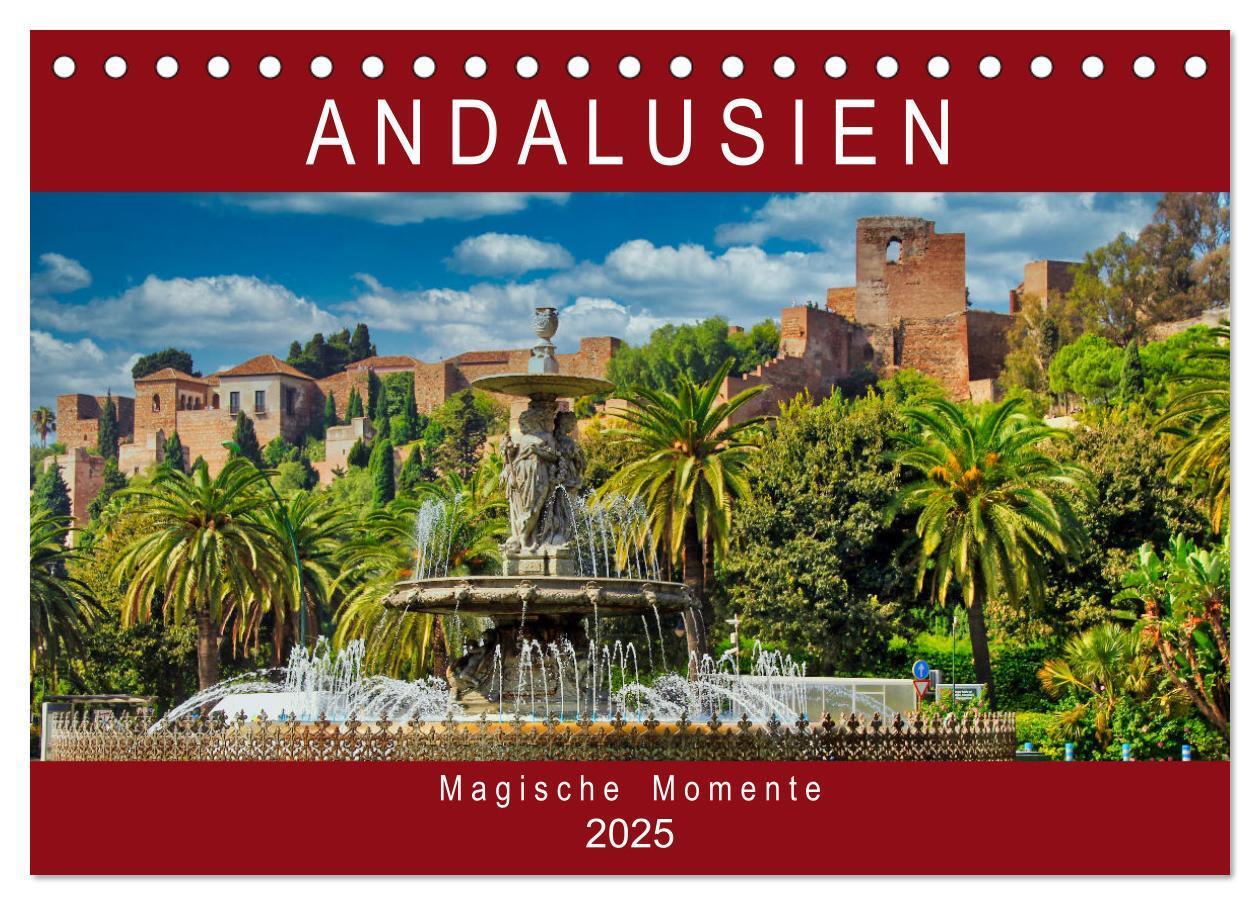 Cover: 9783435085835 | Andalusien - Magische Momente (Tischkalender 2025 DIN A5 quer),...