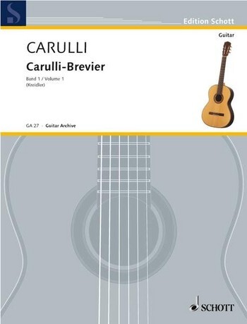 Cover: 9790001094887 | Carulli-Brevier 1 | Ferdinando Carulli | Broschüre | 46 S. | Deutsch