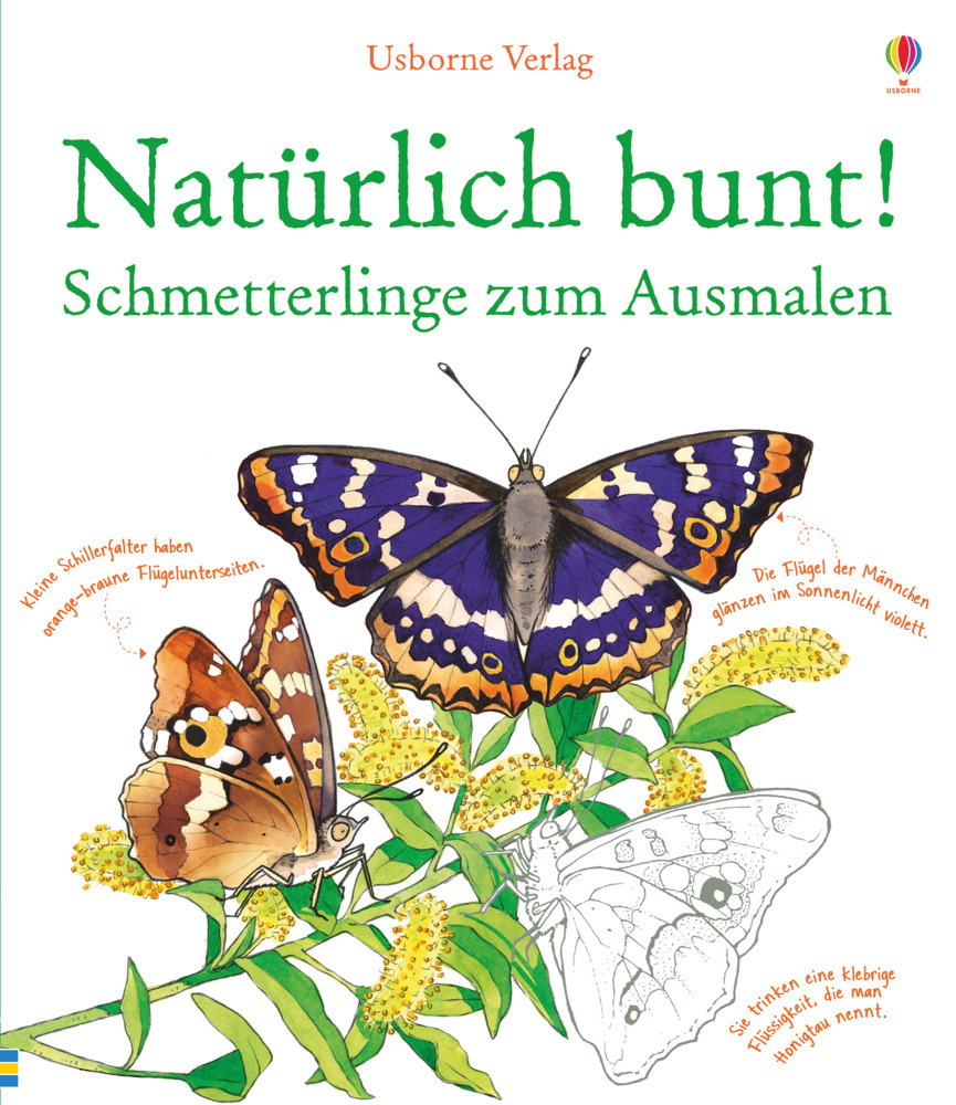 Cover: 9781782322634 | Natürlich bunt! Schmetterlinge zum Ausmalen | Susan Meredith | Buch