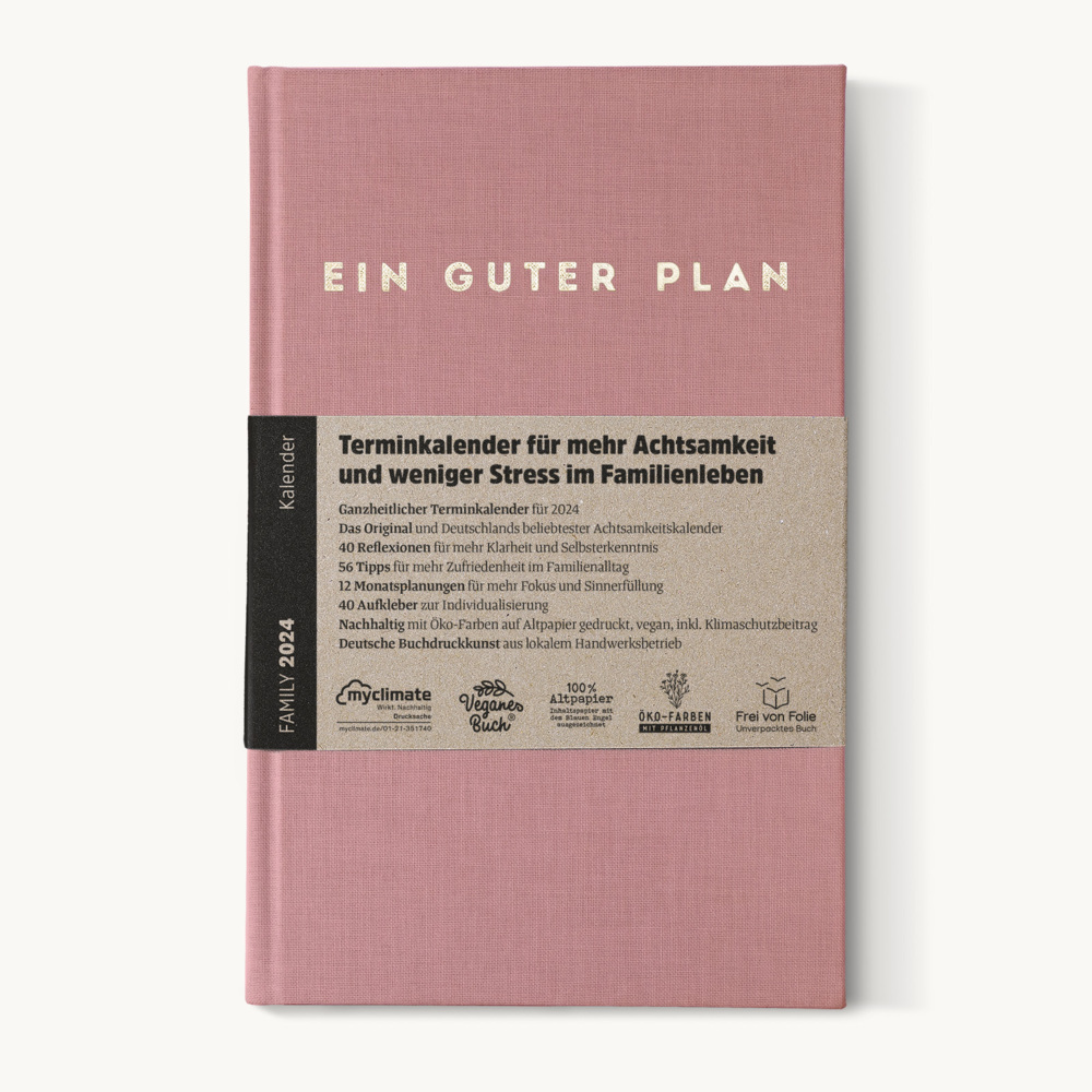 Cover: 4260653842501 | Ein guter Plan Family 2024 | Altrosa | EGP Verlag GmbH | Kalender