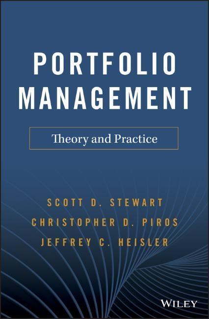Cover: 9781119397410 | Portfolio Management | Theory and Practice | Scott D. Stewart (u. a.)