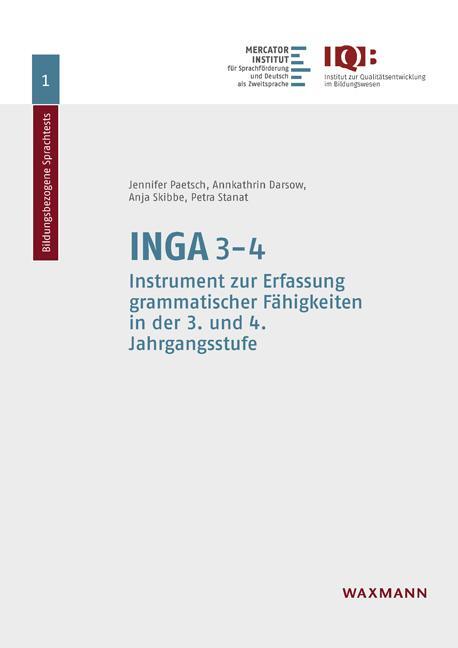 Cover: 9783830941453 | INGA 3-4 | Jennifer Paetsch (u. a.) | Taschenbuch | Deutsch | 2020