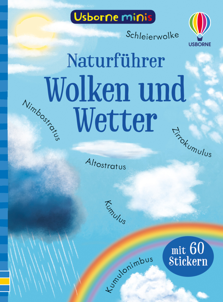 Cover: 9781789417548 | Usborne Minis Naturführer: Wolken und Wetter | mit 60 Stickern | Nolan