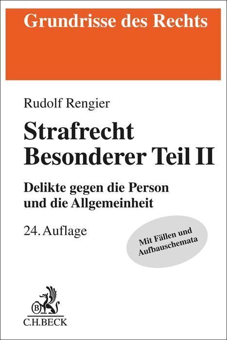 Cover: 9783406795077 | Strafrecht Besonderer Teil II | Rudolf Rengier | Taschenbuch | XXX