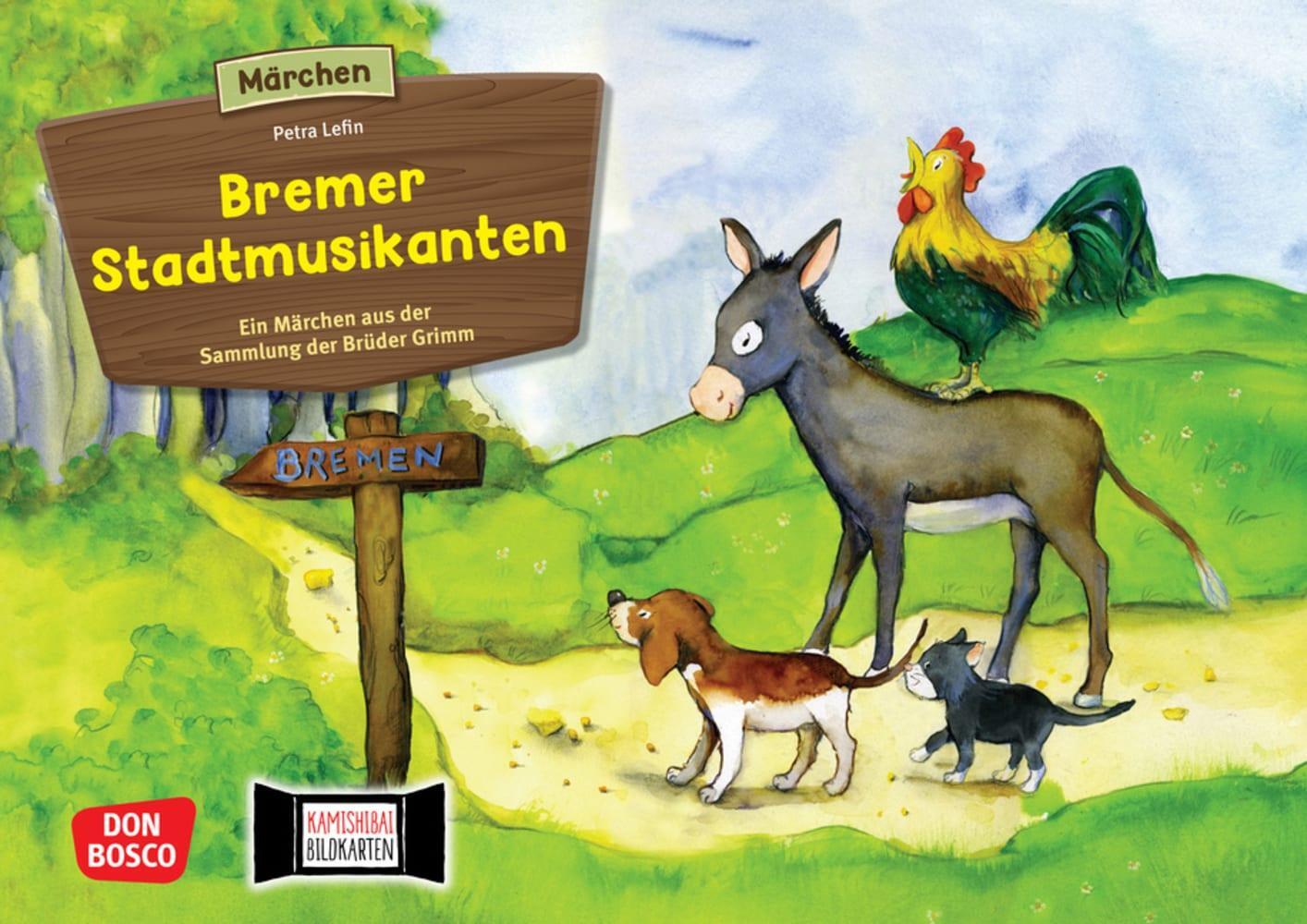 Cover: 4260179511189 | Bildkarten für unser Erzähltheater: Die Bremer Stadtmusikanten | Box
